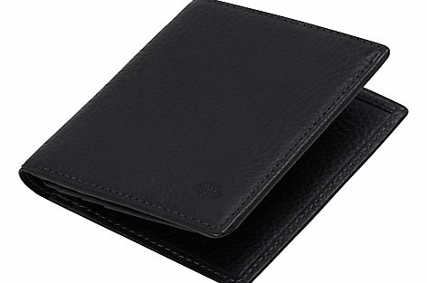 Mini Tri-Fold Wallet, Black