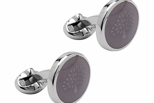 Mulberry Transparent Tree Cufflinks