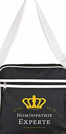 Multifanshop Retro Shoulder Bag Homeopathy Expert Black