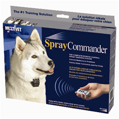 Multivet Spray Commander Collar Remote Control Spray System for Dogs by MultiVet
