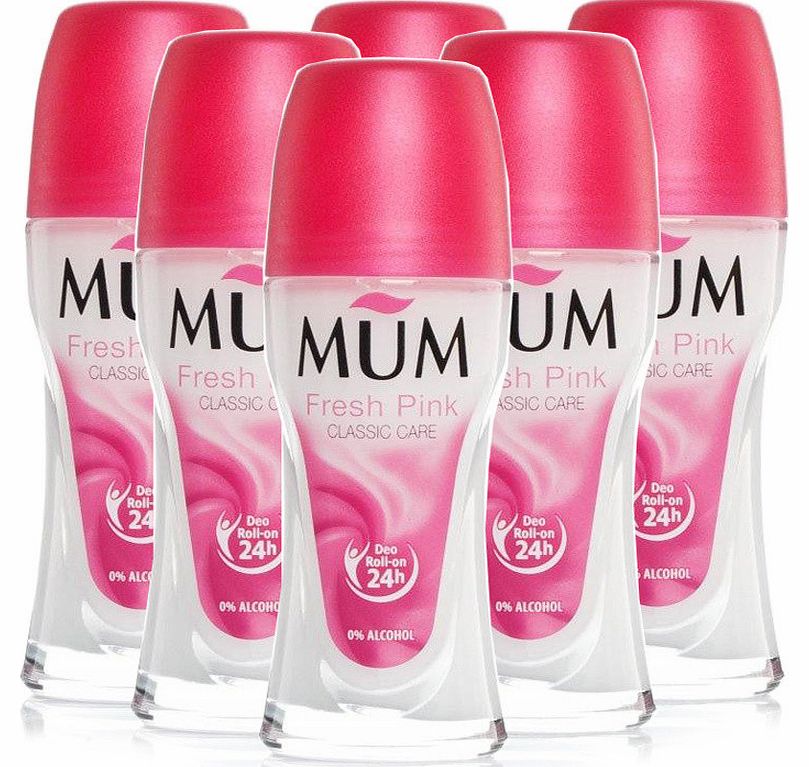 Mum Roll-On Deodorant Fresh Pink Rose Classic