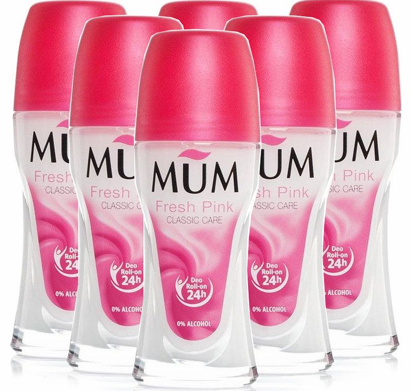 Mum Roll-On Deodorant Fresh Pink Rose Classic