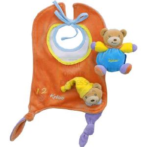 Mumbo Jumbo Toys Kaloo 1 2 3 Doudou Bib and Bear
