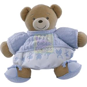 Kaloo Medium Soft Blue Classic Chubby Bear