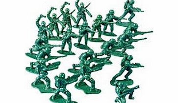 MunchieMoosKids Pack of 24 - Mini Plastic Army Soldiers Figures - Great Military Army Loot Bag Party Bag Fillers
