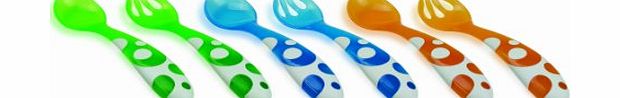 Munchkin 011454 Multi-Coloured Forks and Spoons Set of 6