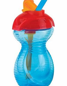 Munchkin Click Lock Flip Straw Cup 296ml- Blue