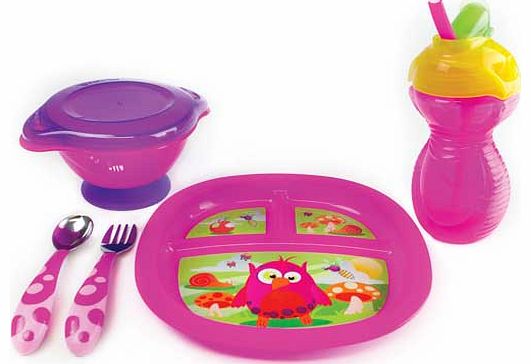 Girls Toddler Feeding Set