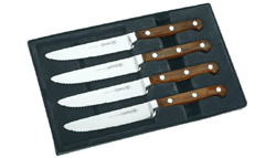 Mundial 2100 Wood 4pc 4inch Steak Knife Set