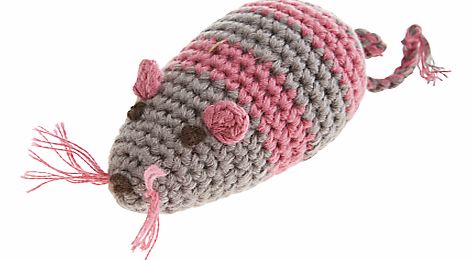 Knitted Mouse Cat Toy