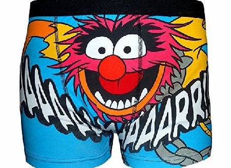 Muppets The Muppets Animal Official Gift Mens Boxer Shorts Sky Blue Large