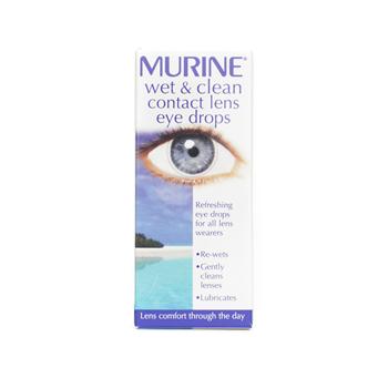 murine Wet and Clean Contact Lens Eye Drop