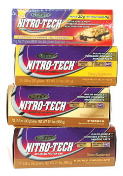 Muscletech Nitro-Tech Protein Bars - Double