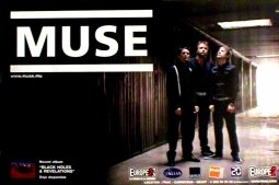 MUSE Black Hole and Revelations Tour - French Music Poster