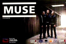 Black Hole and Revelations Tour - French Music Poster