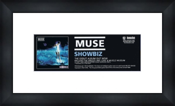 MUSE Showbiz - Custom Framed Original Ad