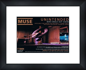 MUSE Unintended - Custom Framed Original Ad