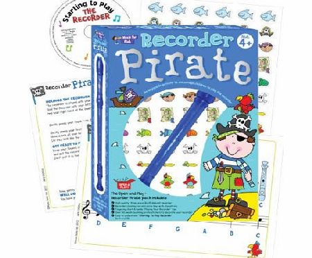 Music For Kids Open and Play Recorder Pirate Pack