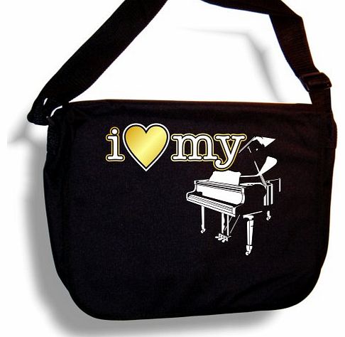 Piano I Love My - Sheet Music & Accessory Bag Carry Case - MusicaliTee