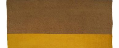 Muskhane Potala felt carpet - Hazelnut and pollen `One size