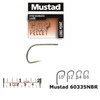 Mustad : Size10 Eyed Carp Pellet Barbless Hooks