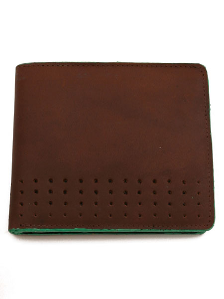 Mustard Brown Barras Leather Wallet