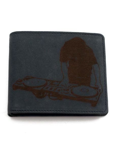 Mustard Charcoal Dejay Leather Wallet