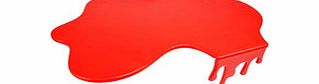 Red splashed chopping board