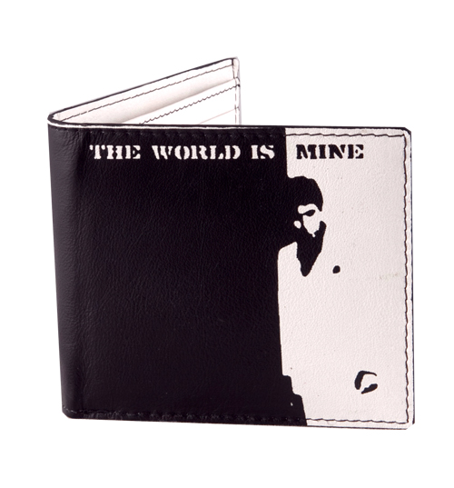 The World Is Mine Scarface Leather Wallet from