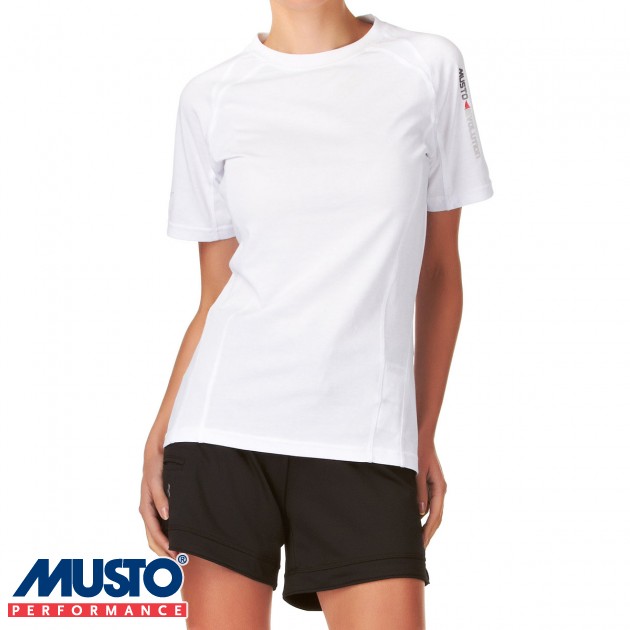 Musto Evolution Sunblock Womens T-Shirt - White