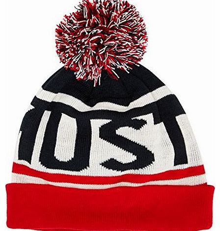 Musto Unisex Branded Beanie Hat, Blue (Navy), One Size