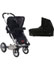 Mutsy Rider Light Stroller - New Cargo Black inc