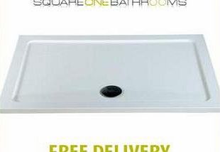 MX Elements Rectangle Stone Resin Shower Tray 1300mm X 900mm Low Profile