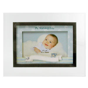 MY Naming Day 6 x 4 Boys Photo Frame