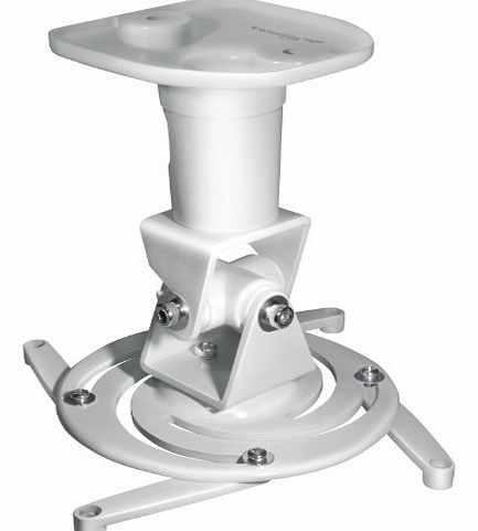 My Wall H16-1WL Ceiling Mount for Projector Capacity 15 kg Distance from Ceiling 225 mm White