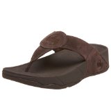 FITFLOP Oasis Adult Shoes , UK6, CHOCOLATE