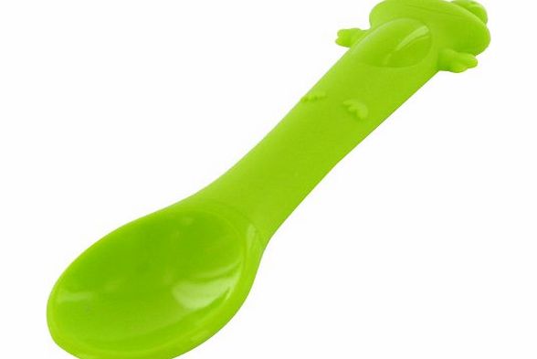 My1stWish New Zeal Kitchen Green Frog Silicone Baby Toddler Feeding Spoon Kids Cutlery Uk