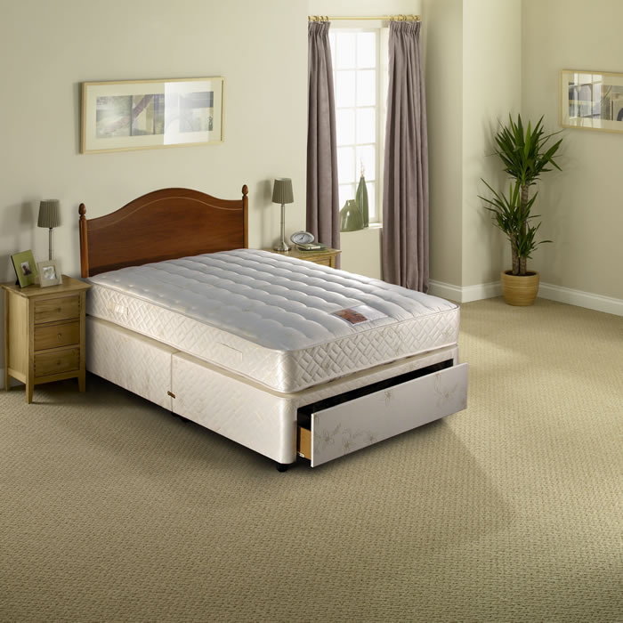 Myer`s Beds Absolute Luxury  3ft Single Divan Bed