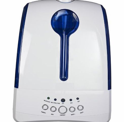 MYLEK  Ultrasonic Cool Mist Humidifier Includes Ionizer amp; Mist Adjustment
