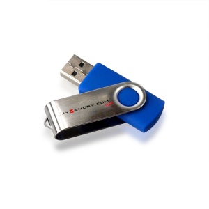 MyMemory 64GB Hi-Speed USB Flash Drive - Blue