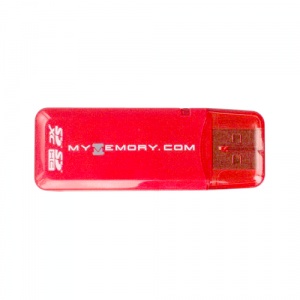 MyMemory SD Card Reader - Red
