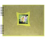 myPIX Album Zinia traditionnel, 60 Pages, 31x23, vert anis