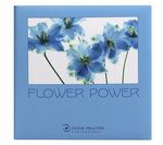 myPIX Flower Power 200 Photo Album with pockets - blue (10x15cm)