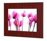 myPIX Luxury Photo on wood with mahogany background/wenge trim - 20x30cm (8x12)