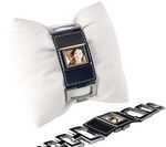 Magma Watch - black and metal wristband