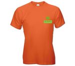 T-Shirt Basic Orange taille L