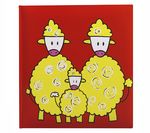 myPIX Traditional Heppi Photo Album with 54 pages - red