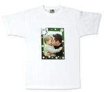 MyPixMania Customised Photo T-shirt Football (Large): An Original Gift Idea