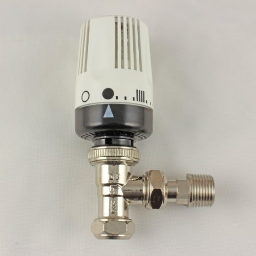 Myson 15mm Angle Nickel TRV2WAY Contract Thermostatic Radiator Valve