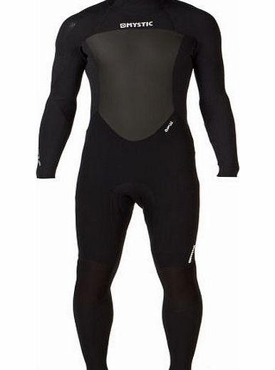 Mystic Mens Mystic Star 4/3mm Back Zip Wetsuit - Black